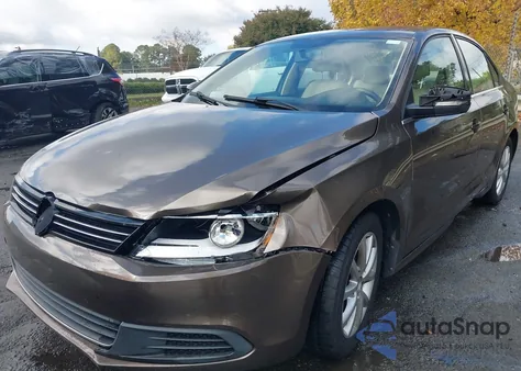 2013 Volkswagen Jetta 2.5L Se из США, поврежденный, VIN 3VWDP7AJ5DM408491